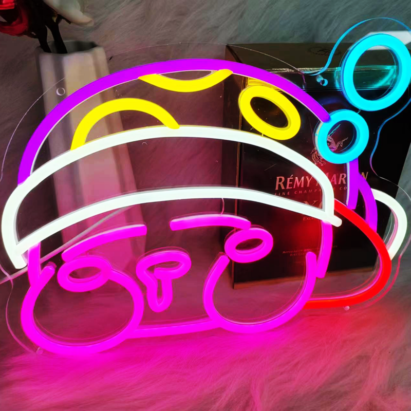 Schattige Pop Vorm Neon Bord Aangepast L Nachtlampje Slaapkamer Decoratief Licht