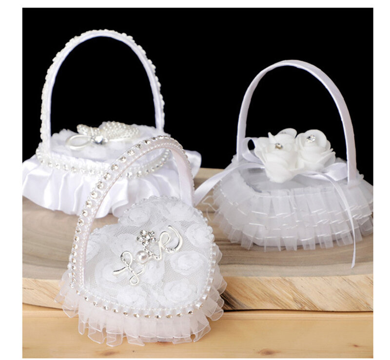 Valentine's Day proposal ring box simulated flower decoration love jewelry display box with lid earring storage box