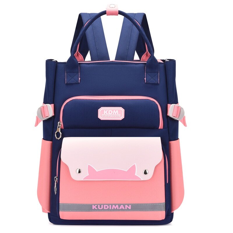 Модные сумки с клиньями для начальных детей, вместительные рюкзаки для учебы для девочек и мальчиков, простые детские легкие сумки