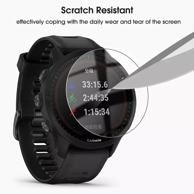 1-3-pakowy ochraniacz ekranu dla Garmin Forerunner 955 255 255S Smart Watch ochronna folia ze szkła hartowanego pokrowiec dla prekursora 955