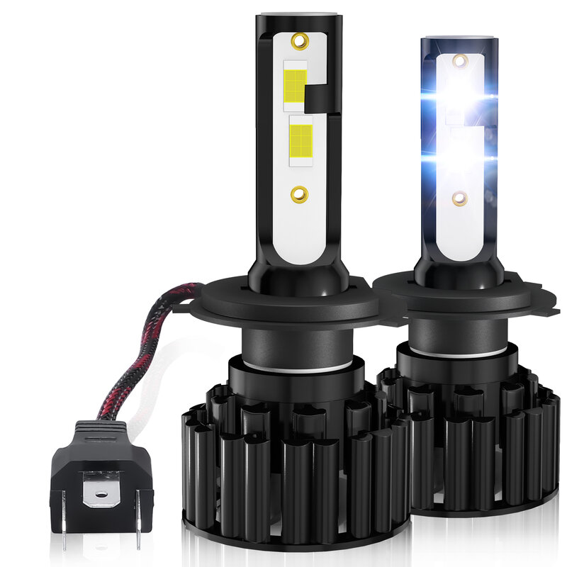 Bombilla LED para faros delanteros de coche, lámpara antiniebla de diodo, 30000Lm, 9012 W, 9005 K, H4, H7, H11, H8, H13, 9006, H9, HB3, 9004, HB4, 9007, 120, 6000, 2 piezas