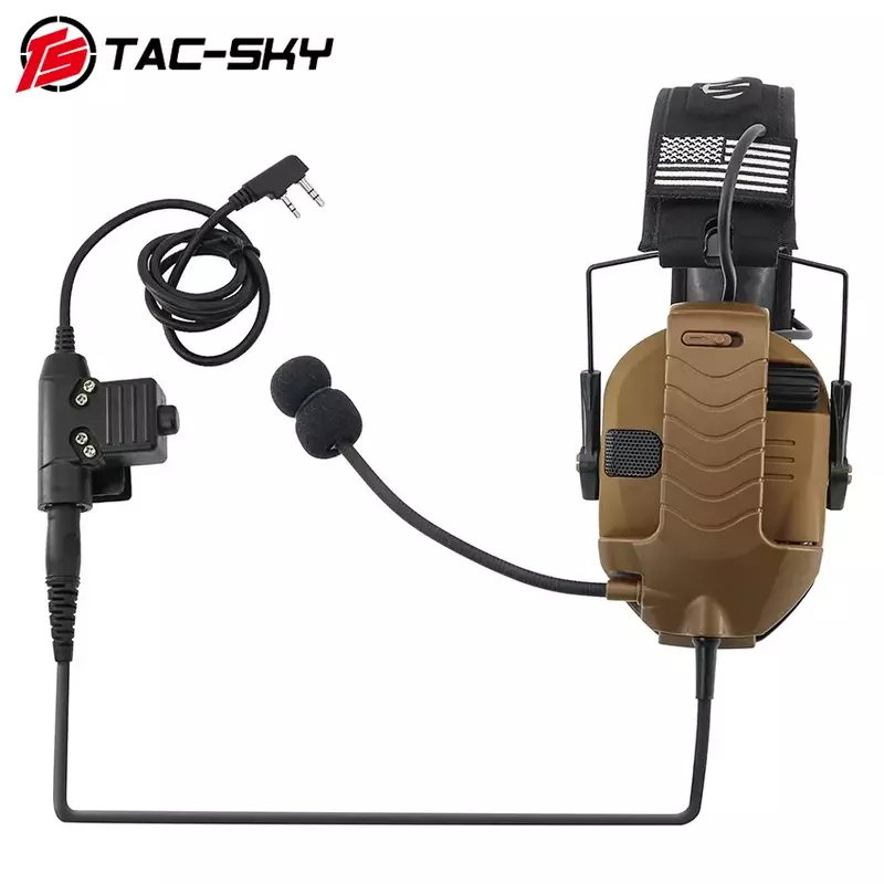 2023 nuovo adattatore per Kit microfono esterno per cuffie tattiche con Tactical U94 PTT per cuffie da tiro elettroniche per rasoio da deambulatore