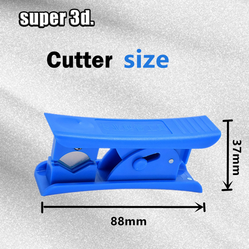 Cortador de tubos de PTFE, Mini cuchilla portátil para piezas de impresora 3D, herramientas de corte de nailon, PVC y PU