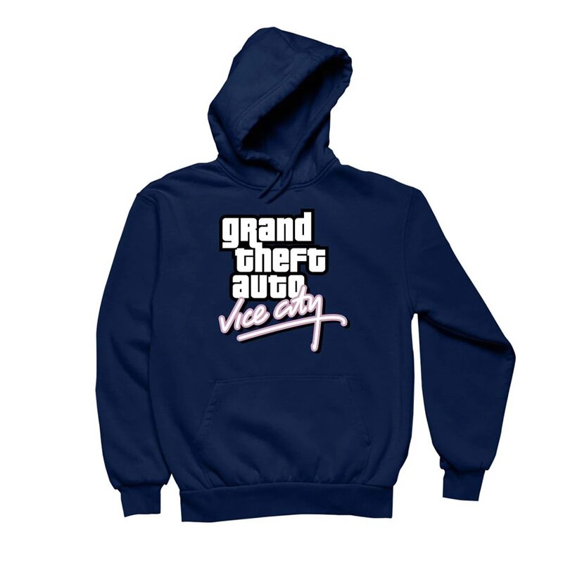 Grand Theft Auto Vice City Męska bluza z kapturem Moda męska i damska Prosty sweter z długim rękawem Trend uliczny Duża bluza Y2k