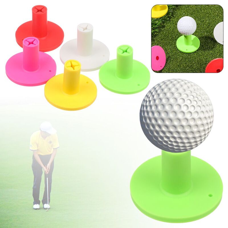 Oefen Accessoires Kleurrijke Training Oefenaccessoires Sportdeel Duurzaam Golf Tees Golfer Bal Tees Houder Rubber