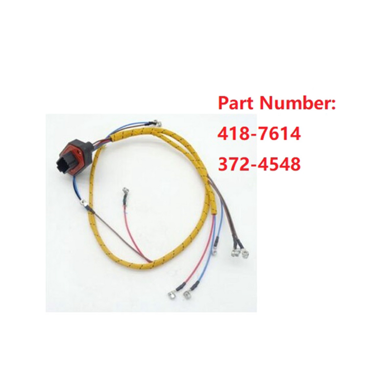 Arnés de cableado para inyector de motor C11 C13, 418-7614, 372-4548, 4187614, 3724548, para oruga E345C, 345D, 349D