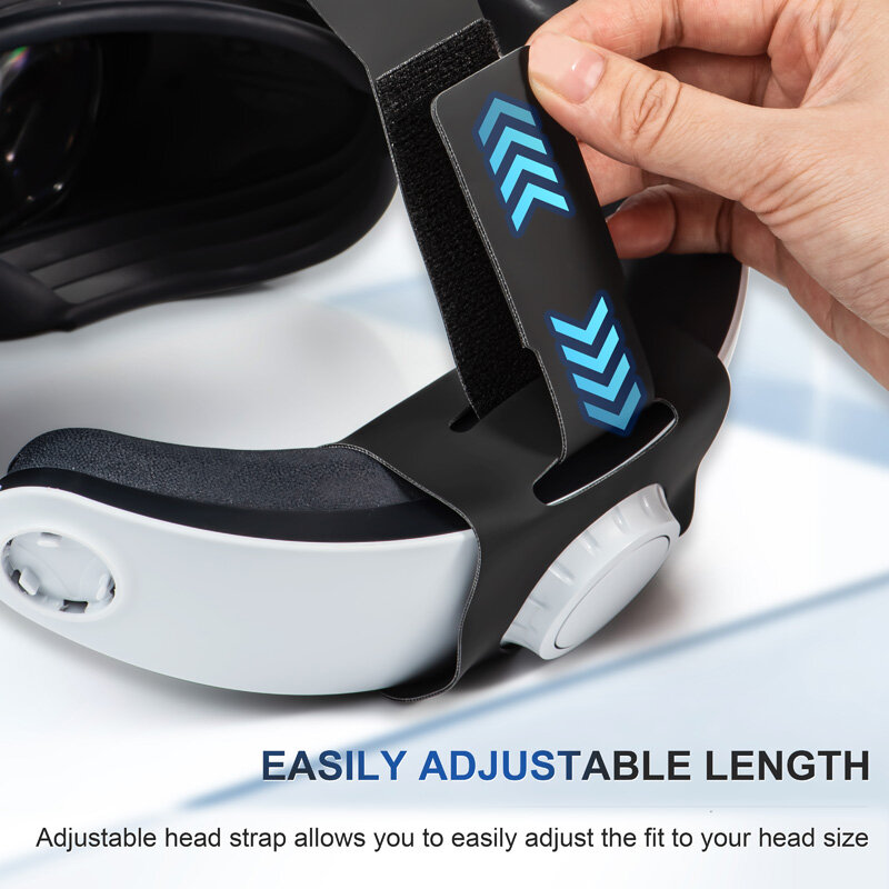Opaska na głowę dla PS VR2 VR okulary dekompresyjne redukcja wagi regulowany wygodny uchwyt na pałąk stałe PSVR2 akcesoria