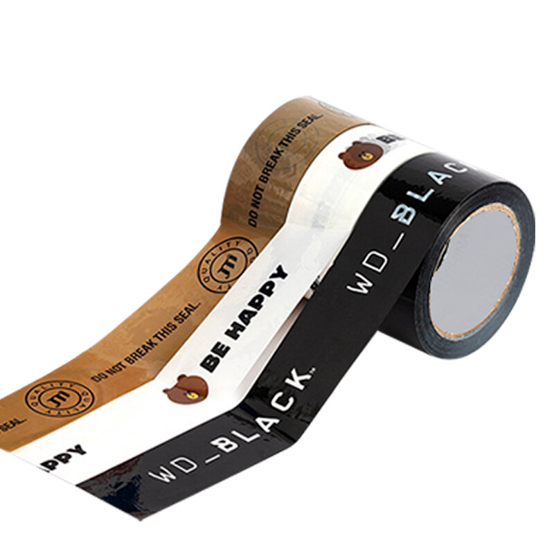 Custom, Custom Bopp Shipping Carton Sealing Tape, Waterproof Tape With Logo Color Printed Packing Tape