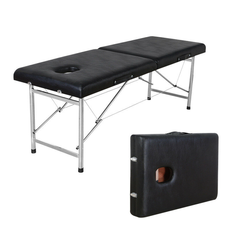 Mesa de masaje portátil, mueble ligero, plegable, profesional, para terapia de tatuajes, Spa de belleza, 60x65x180cm