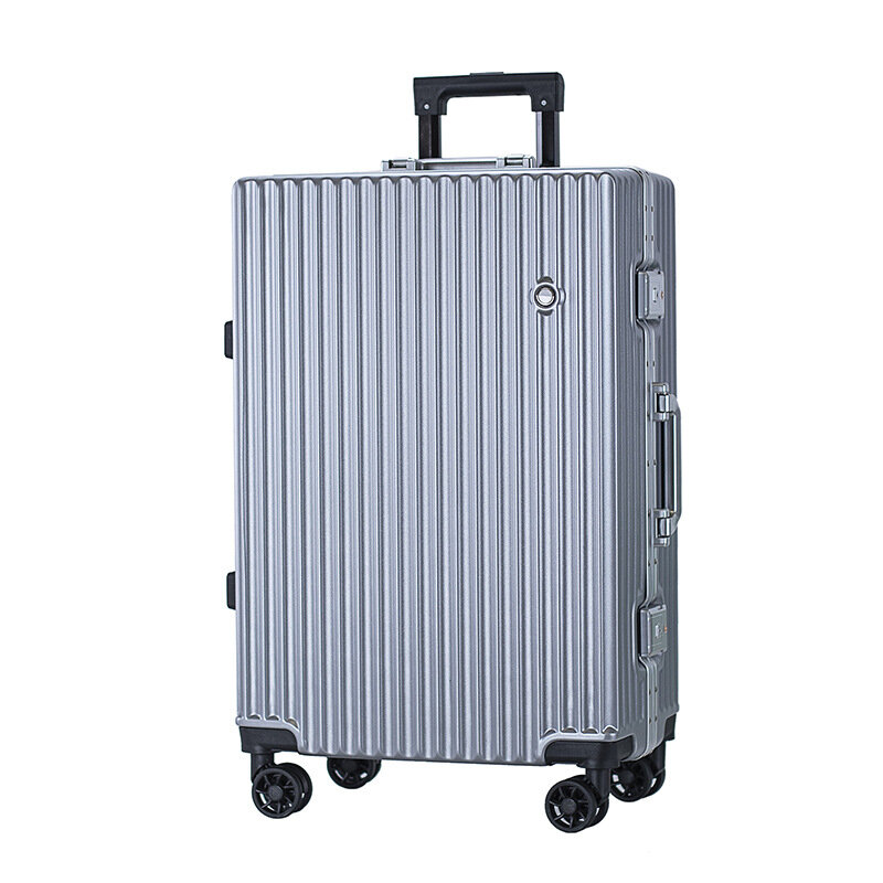 Aluminum frame Travel suitcases Universal wheel Trolley PC Box trolley luggage bag Men's business 20 inches carry ons Luggage