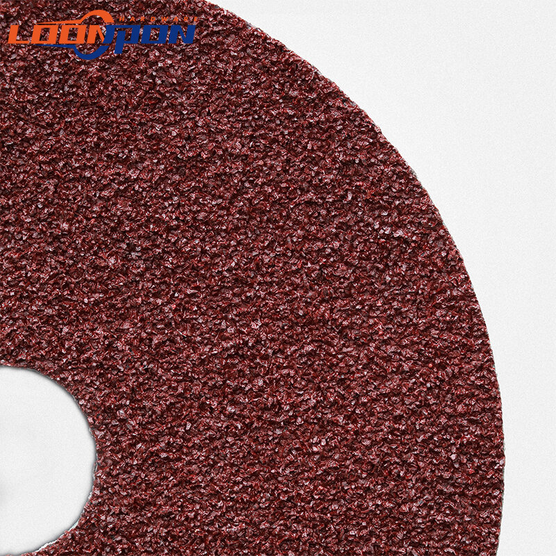 5 Inch Resin Fiber Disc Grinding Sanding Discs with 5/8" Arbor for Angle Grinder Rotary Abrasive Tool Accessories, Pack of 50