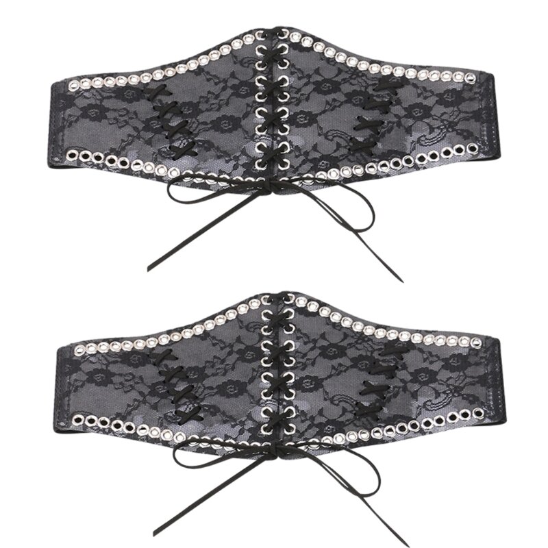 Korset elastis untuk wanita korset dapat disesuaikan korset Bustier seksi Lingerie atasan Dropship