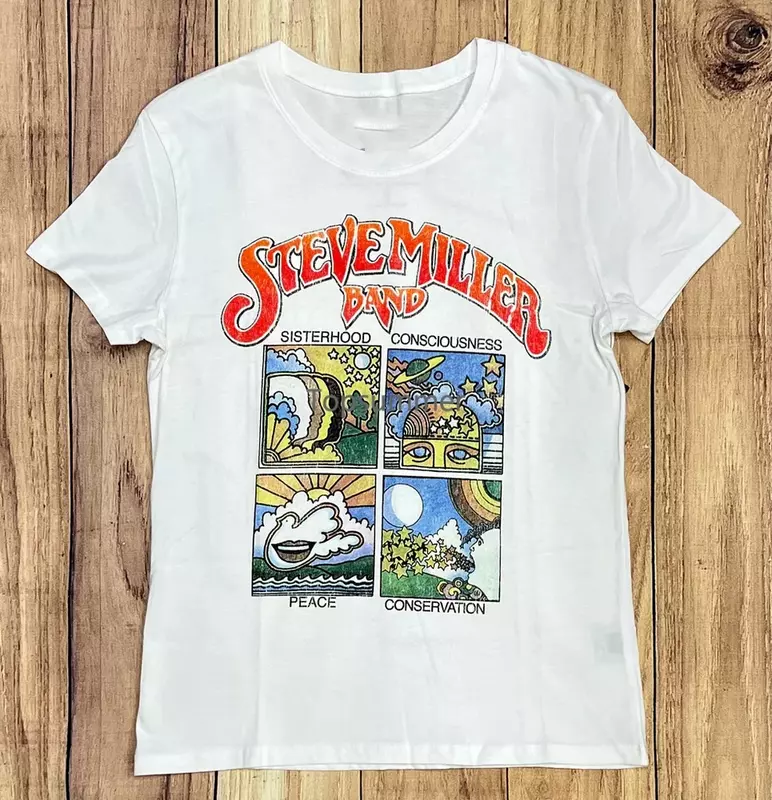 Steve Miller Band Cotton Unisex T-Shirt For Men Women