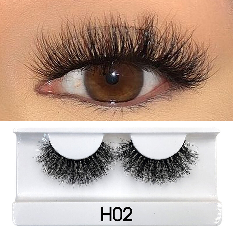 ขนตาปลอม5/10คู่ขนตาปลอม3D เทียมยาวธรรมชาติขนตาปลอมทำมือครึ่งตัวตัวต่อขนตาปลอมงานแฮนด์เมด