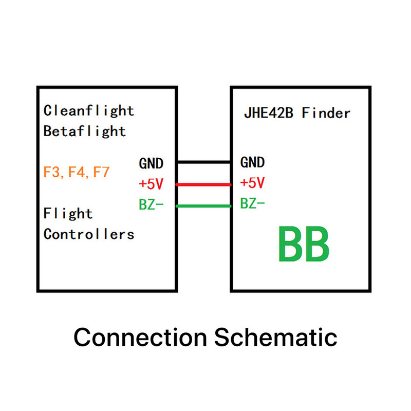 JHEMCU-صفارة فائقة الصوت مضادة للضياع ، جهاز تعقب صفارة ، صفارة ليد ، إنذار صافرة لطائرة بدون طيار بتحكم عن بعد FPV ، jhe4b JHE20B مكتشف صغير 5 فولت