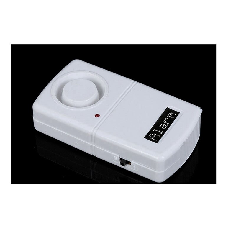 2X wysoka wrażliwość detektor drgań alarmów trzęsienia ziemi z oświetleniem LED do drzwi domu bezprzewodowy Alarm samochodowy elektryczny