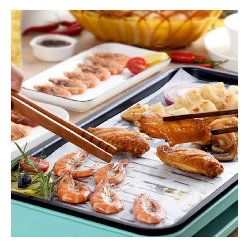 Parchment Paper Baking Sheets, Non-Stick Precut Baking Parchment, for Baking Grilling Air Fryer Steaming Bread Cup Cake Cookie