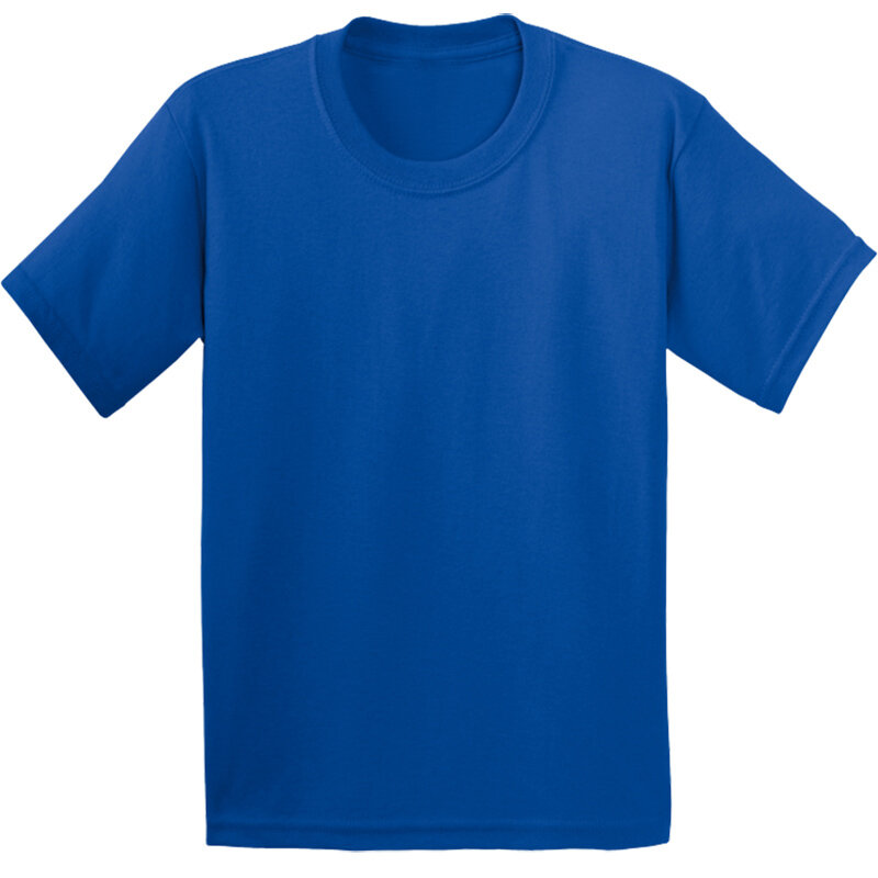 Katun 100%, kaus anak-anak warna-warni kustom DIY cetak desain Anda kaus anak laki-laki/perempuan Kaus, hubungi penjual Frist
