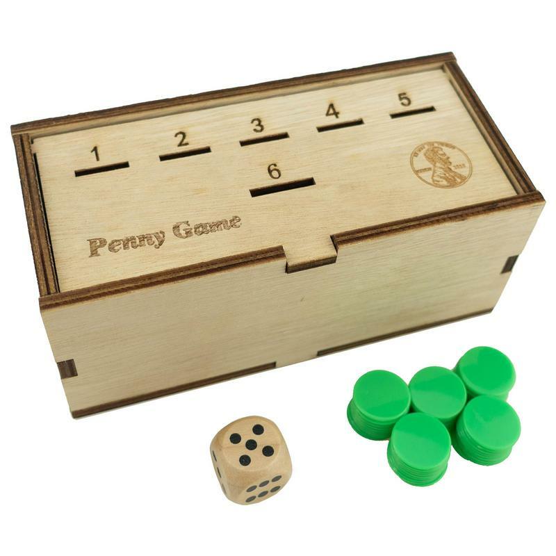 Dice Board Games Wooden Flaps & Dices Game Classics Tabletop Version Games Party Club Drinking Games Interesting Family Game