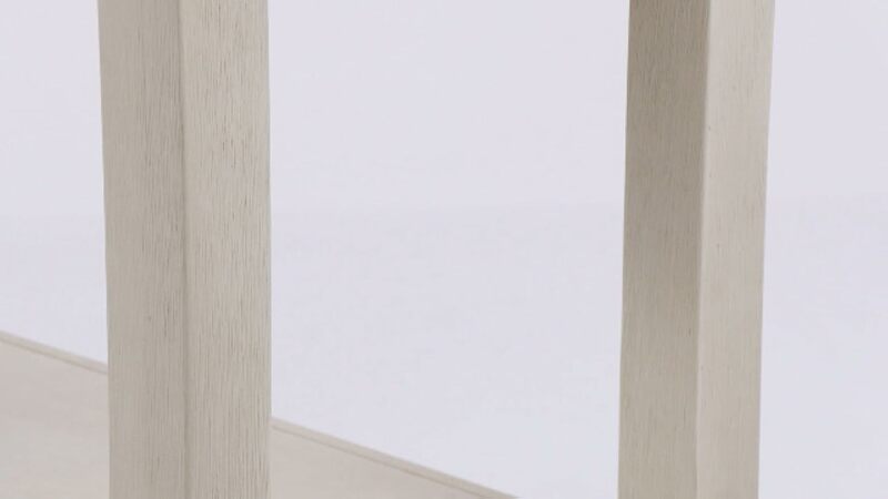 애슐리 볼란버그 디자인 농가 직사각형 투톤 소파 테이블, 앤티크 크림