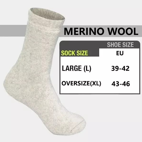 3 Pairs Men Women Wool Socks Couples Solid Winter Snow Chrismas Gift Thermal Cashmere Marino Thickened Fleece Terry Loop socks