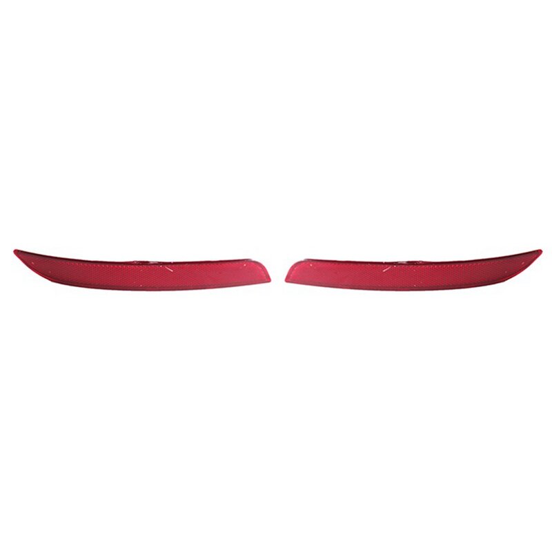 Rear Bumper Reflector 63147842955 63147842956 Left Right For BMW 5 Series F10 F18 2011-2016 Accessories, 2PCS Red