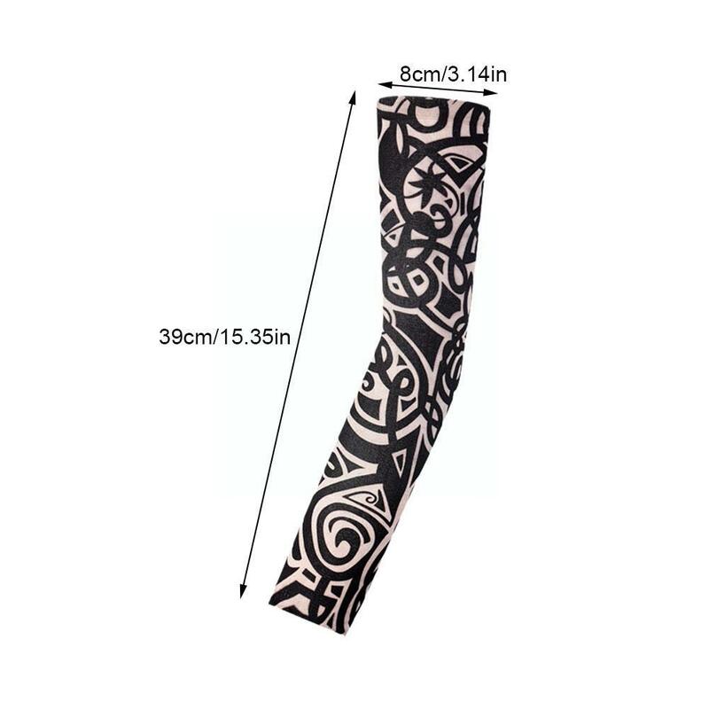 1PCS Tattoo Arm Sleeves Sun UV Protection Seamless Party Sleeve Elastic Sleeve Dry Tattoo Arm Running Fishing Quick Breatha H8S8