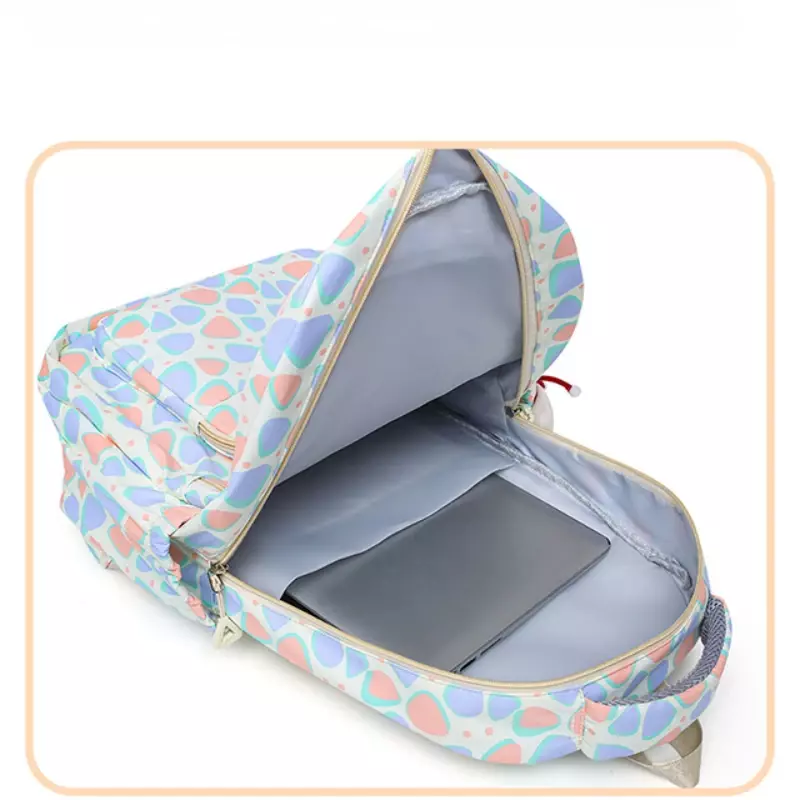 Damski plecak podróżny Muti Pockets Teen Girls Backpack Wodoodporna torba na książki do szkoły podstawowej Plecak na laptopa
