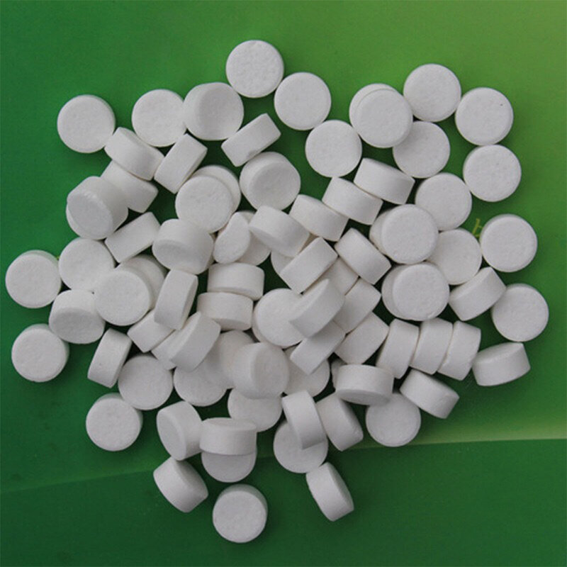 50PCS 1 Bag Water Cleaning Agent Round Useful Effervescent Tablet