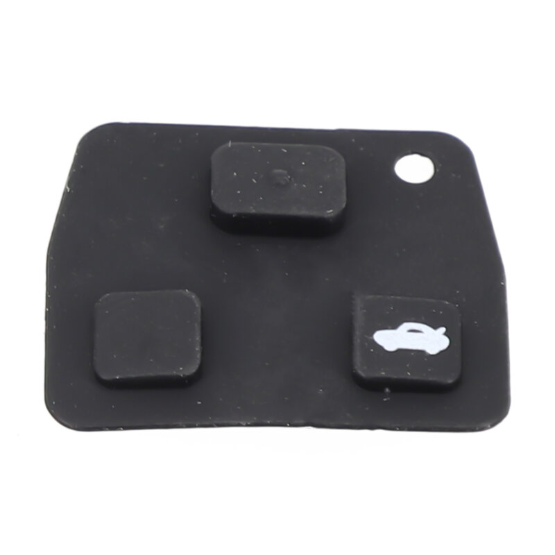 Gummi-Tastatur 3-Tasten-gerade Panel-Taste Leder Silikon-Pad Remote-Schlüssel anhänger Reparatur schalter Gummi-Pad Ersatz für Toyota