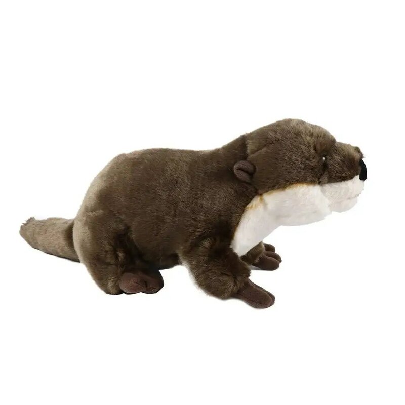 Anak-anak mainan anak-anak hewan mainan mewah lembut 46cm berang-berang lucu boneka simulasi Otter diisi hewan Otter mainan mewah