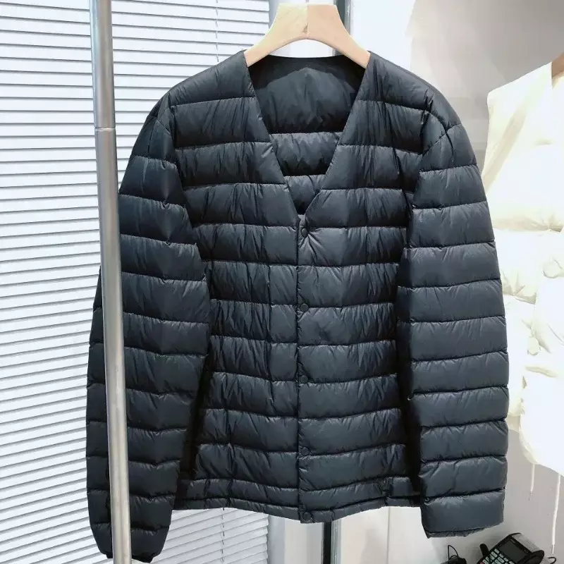 Men's 90% White  Duck Down Liner Puffer Jackets 2023 New Autumn Winter Keep Warm Lightweight Packable Men Down Coat