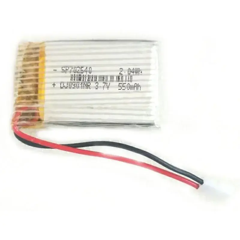 1PC 3.7V 550mAh 702540 752439 Lipo Polymer Lithium Rechargeable Battery For RC Car Robot Model Aeromodelling Aircraft Toys