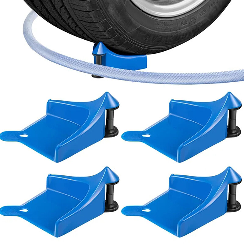 1PC nuove guide per tubi flessibili per auto evitare lo Snagging prevenire il tubo flessibile della rondella di pressione bloccato sotto i pneumatici rulli del tubo della ruota dello strumento dell'autolavaggio
