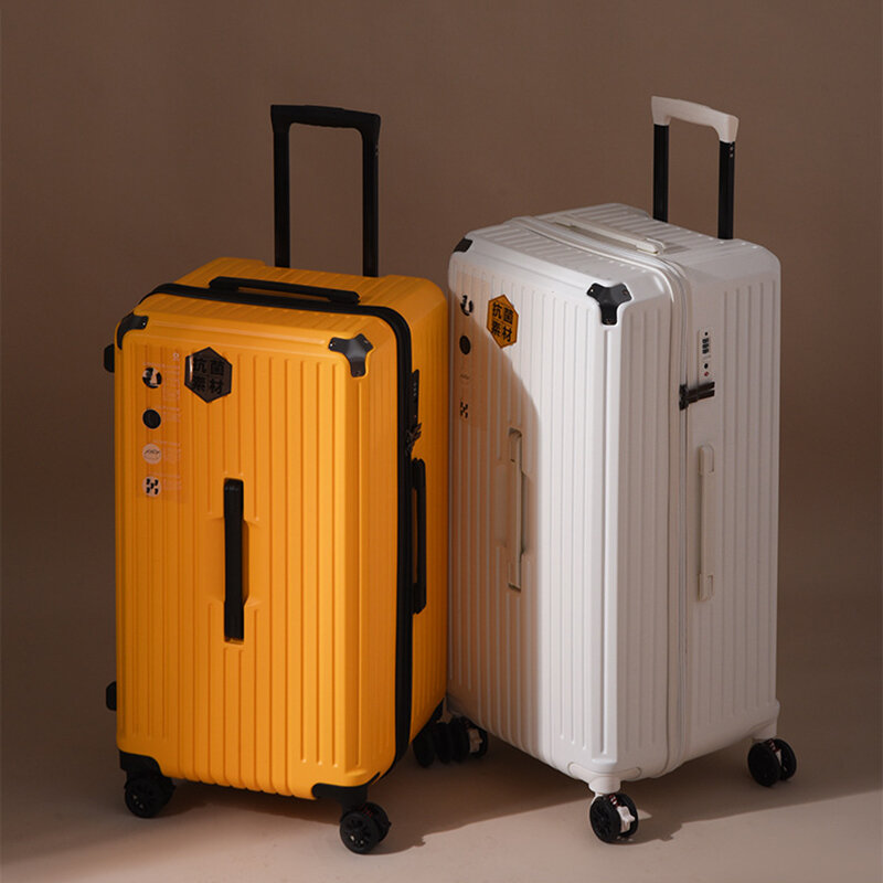 Дорожный чемодан для мужчин и женщин, вместительный чемодан с ручками и универсальным тормозом, 32 дюйма, с паролем, для студентов
