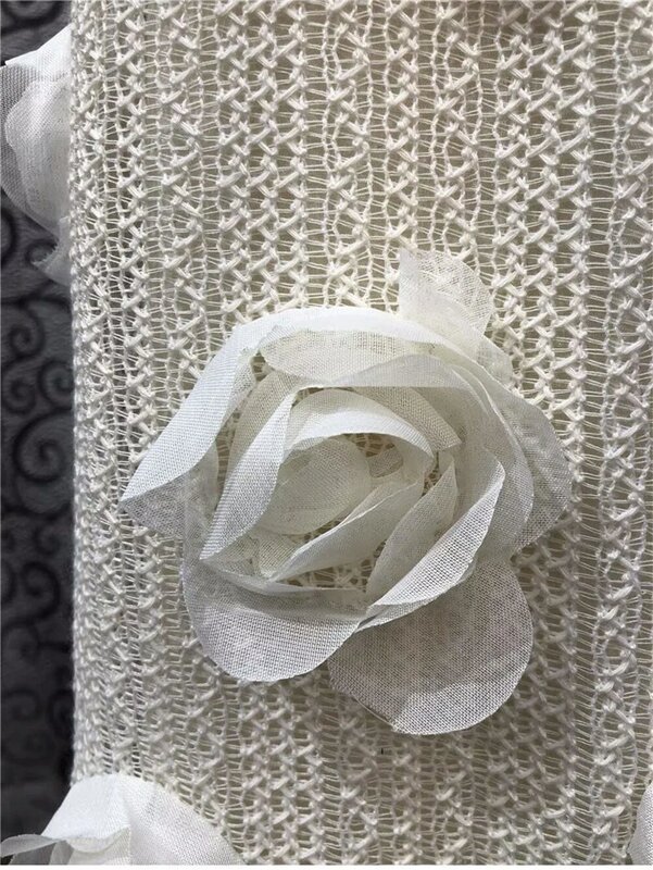 2024 Frühling und Sommer neue Damenmode Nische drei dimensionale handgemachte Blume halben Rock Rock elastische Taille