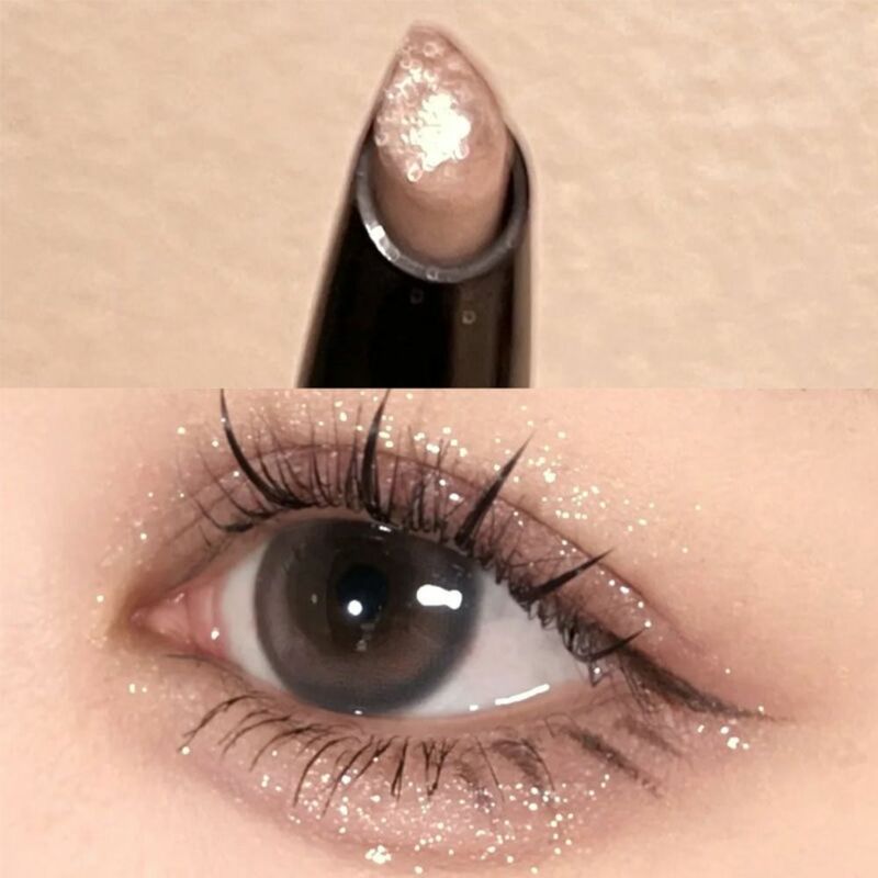 Trwałe 6 kolorów makijaż oczu narzędzia zakreślacz ołówek Eyeliner pióro błyszczące migotanie podświetlić pióro perłowy cień do powiek ołówek