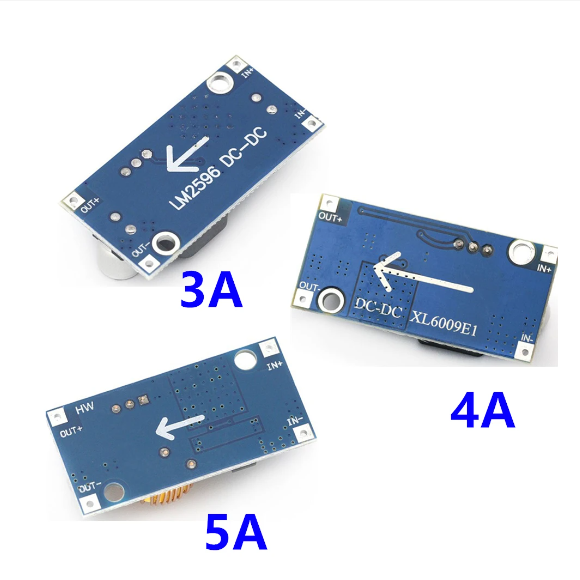 โมดูลปรับแรงดันไฟฟ้ากระแสตรงเป็นกระแสตรง XL4015 LM2596โมดูลปรับแรงดันไฟฟ้า3A 4A โมดูลควบคุมแหล่งจ่ายไฟแบบสเต็ปดาวน์5A XL6009