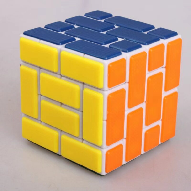 Vendaje de cubo mágico de encuadernación de cuarto orden blanco, juguetes educativos para niños, limitado de rotación, 4 ° orden