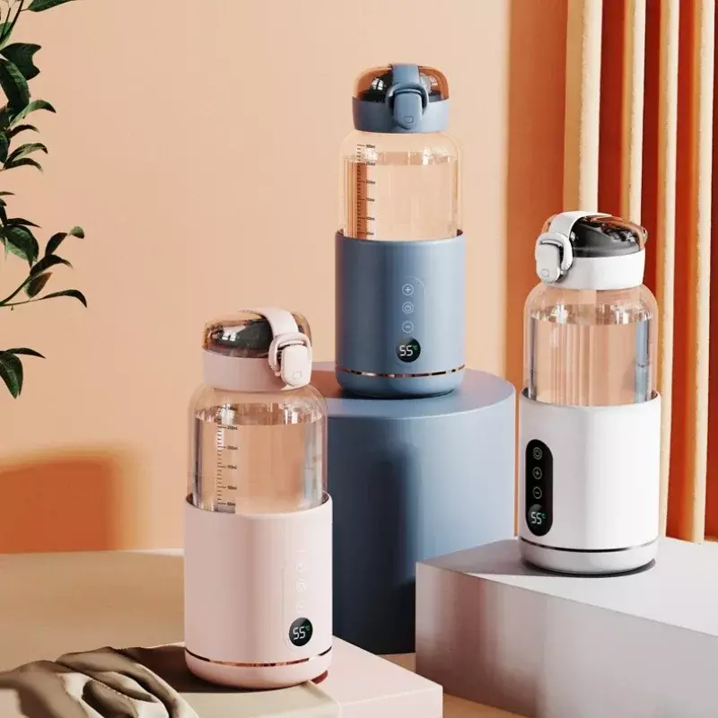 Chauffe-lait automatique en verre pour bébé, bouilloire électrique intelligente à chaleur constante, température constante, chauffe-biSantos, 300ml