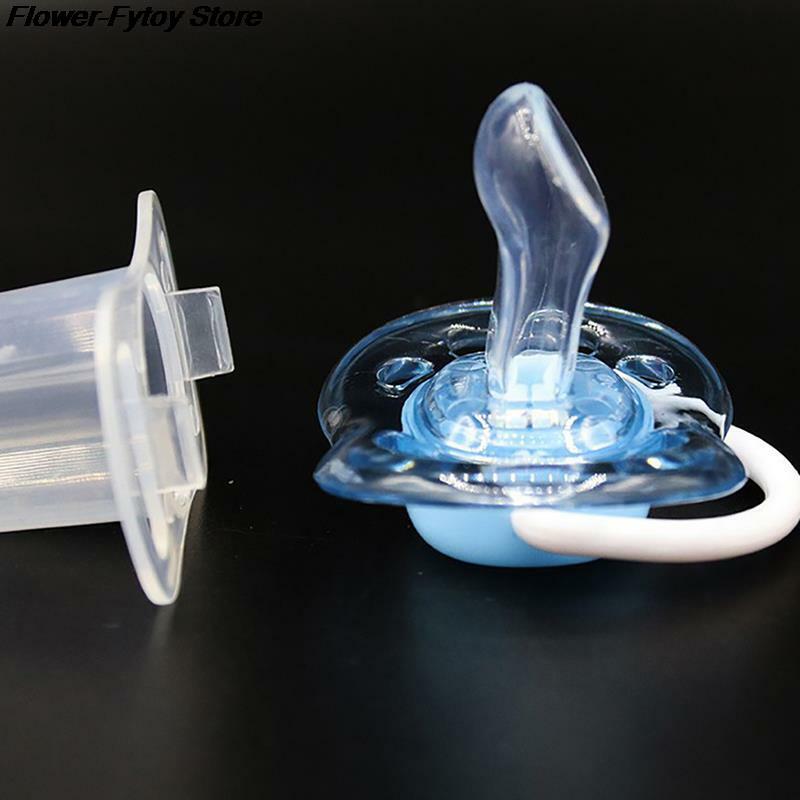1 buah dot silikon bayi, dot silikon menenangkan bayi gigit perlengkapan mengunyah bayi baru lahir nyaman menenangkan puting dot panas