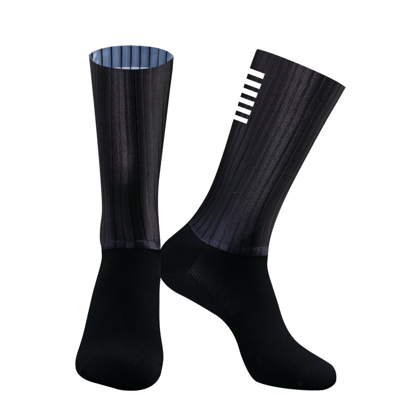 Силиконовые велосипедные носки YKYWBIKE Aero, Нескользящие мужские носки, велосипедные спортивные носки для бега