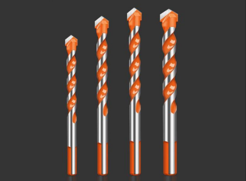 5/10 PCS Threaded Triangle Tungsten Steel Wall Tile Concrete Drilling Bit Household Marble Overlord Diamond Hand Electric Drill