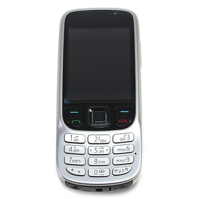 Téléphone portable 6303 classique débloqué, haut-parleur Bluetooth, russe, arabe, hébreu, clavier anglais, fabriqué en Finlande