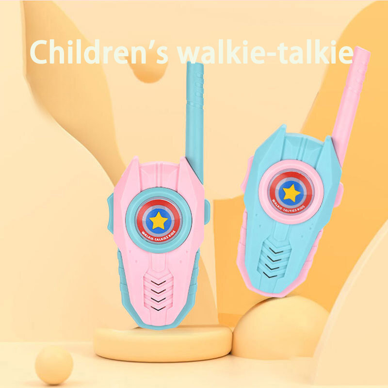 MIni walkie-talkie zabawka bezprzewodowa WalkieTalkie daleki zasięg z lekką interakcją rodzic-dziecko wewnątrz i zabawki do zabawy na zewnątrz prezent Vox