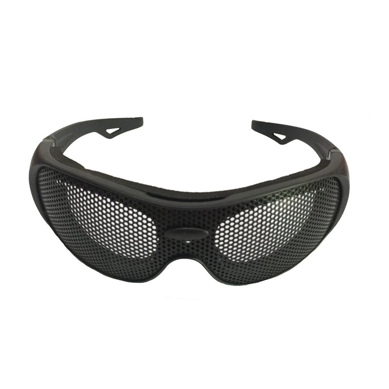 Outdoor Anti-Shock Glasses Safety Goggles Iron Mesh Goggles For Cs Outdoor Gaming Fans