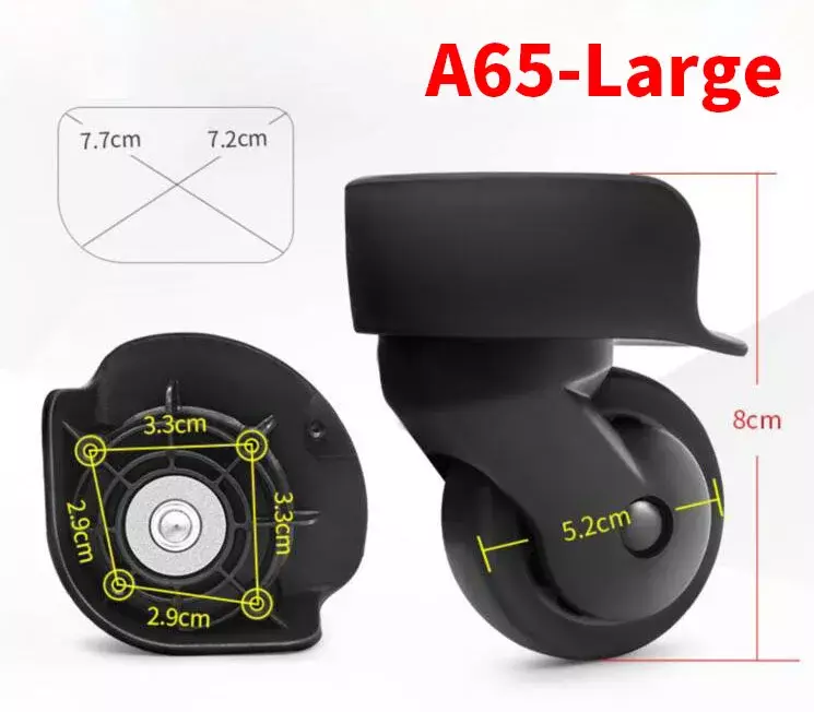 A20-A90 Trolley Luggage Wheel Accessories Universal Parts Travel Caster Replacement Mute