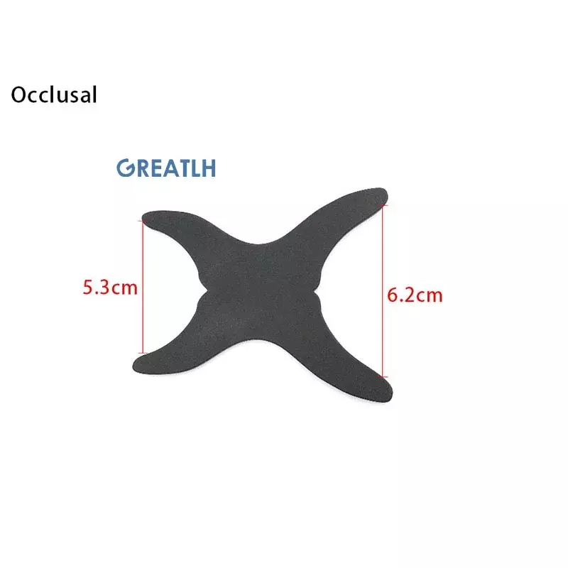1pcs Bendable Dental Photo Contrast Board Orthodontic Black Soft Silicone Anterior Lingual Buccal Contrastor Dental Tools