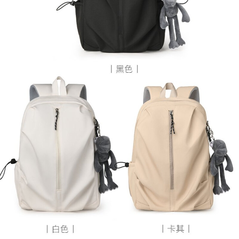 Zipper Large Capacity Shoulder Bag 2024 Fashion Casual Couple Backpack New High Quality Hot Selling Nylon Student Backpack 책가방