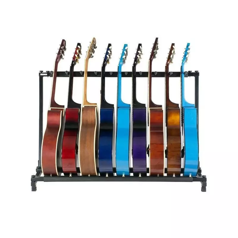 Guitar Rack Stand 3/5/7/9 PCS Holder Folding Stand Stage Bass Acoustic LOT